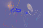 11. 6. 2010, Medeas Einsamkeit die Geigerin Julia Dausacker und Nadja Michael als Medea